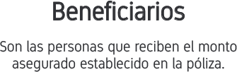 Beneficiarios