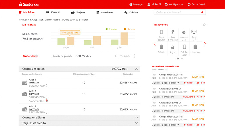 Tutoriales Santander www santander com mx