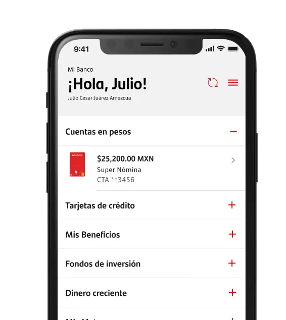 App Santander, aplicación de Santander