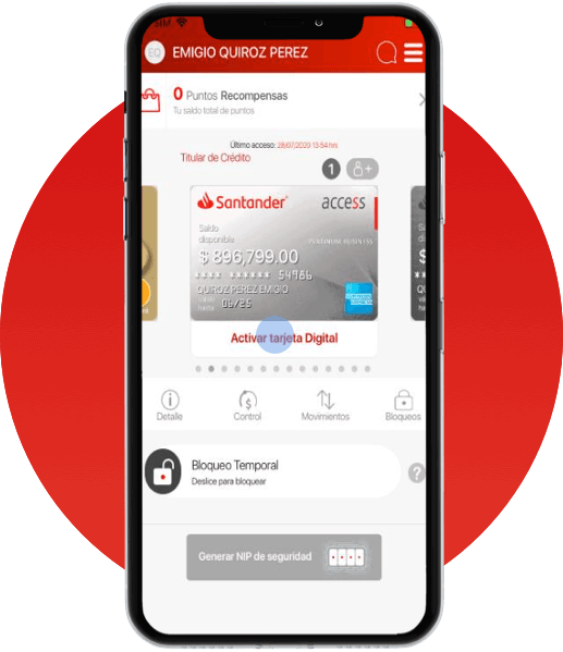 eficaz Artístico etc. banca digital santander mexico Construir sobre De