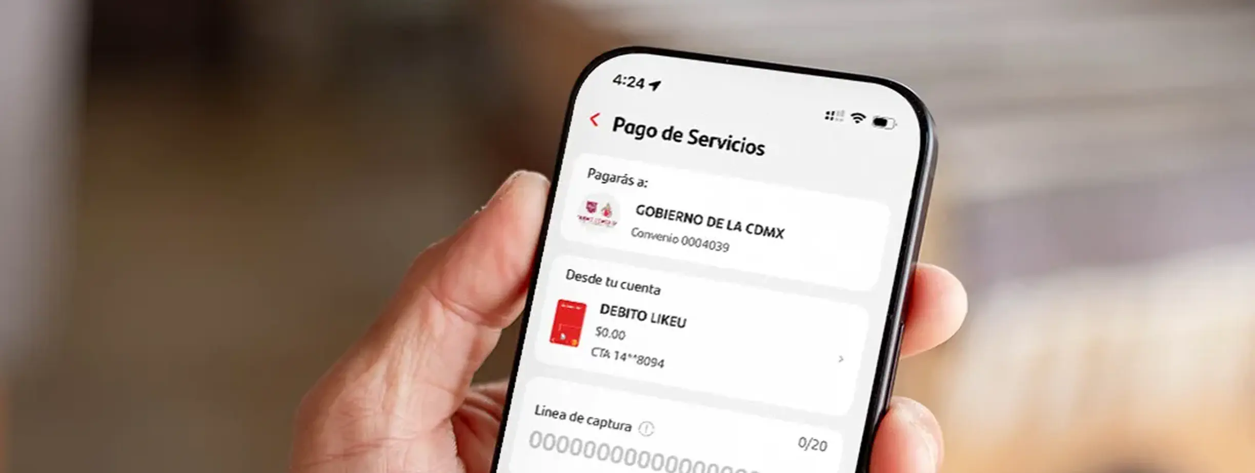 Pago de impuestos desde la app de Santander