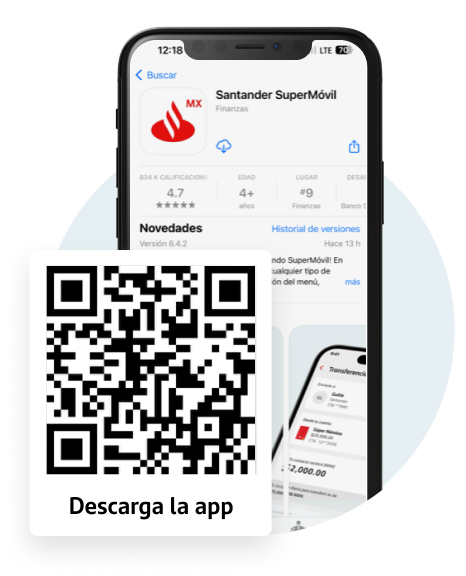 Comenzar a usar la app Santander - Paso 1