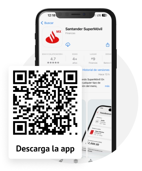 Comenzar a usar la app Santander - Paso 1